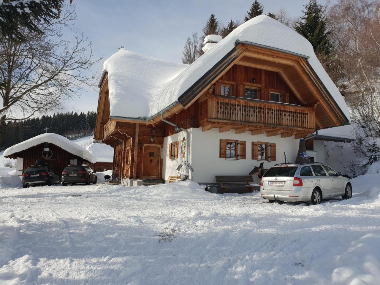 Waldheimathuette Villa Sankt Kathrein am Hauenstein Eksteriør billede
